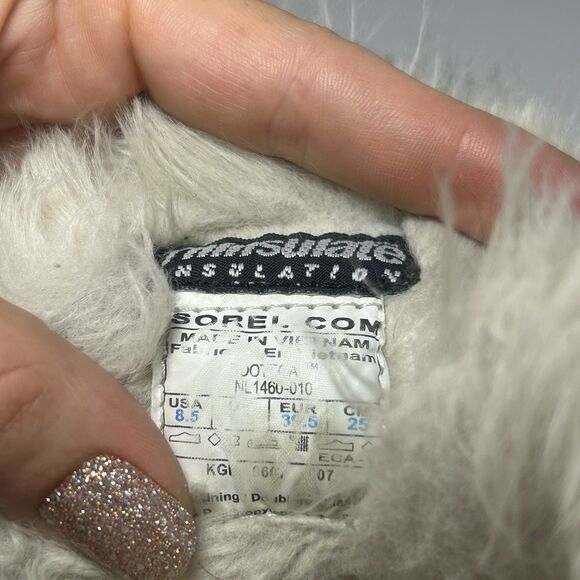 Sorel Womens Tootega Faux Fur Black Suede Round Toe Ankle Winter Boots Size 8.5 - Picture 7 of 7